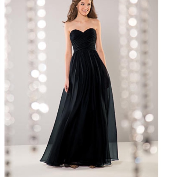 B2 Jasmine Dresses & Skirts - Madelyn Black Silky Chiffon